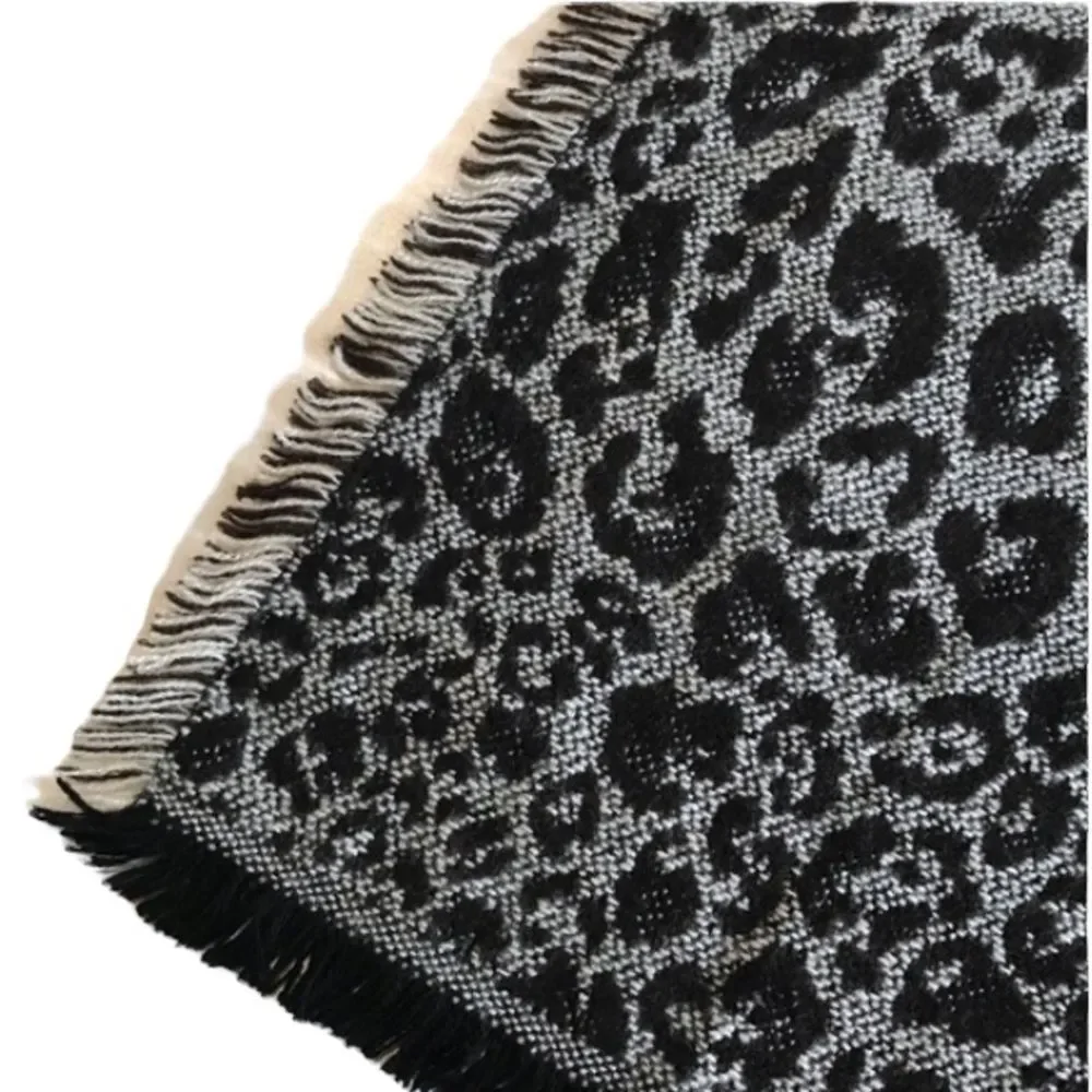 Merona Large Oversized Animal Print Leopard Scarf Wrap NWT